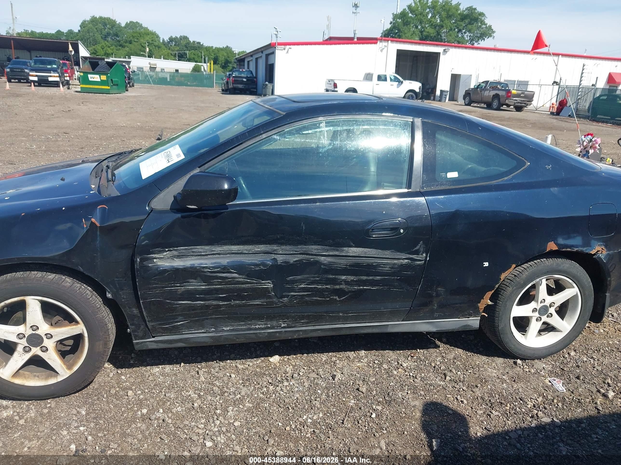 2003 Acura Rsx Black vin: JH4DC53843C017280