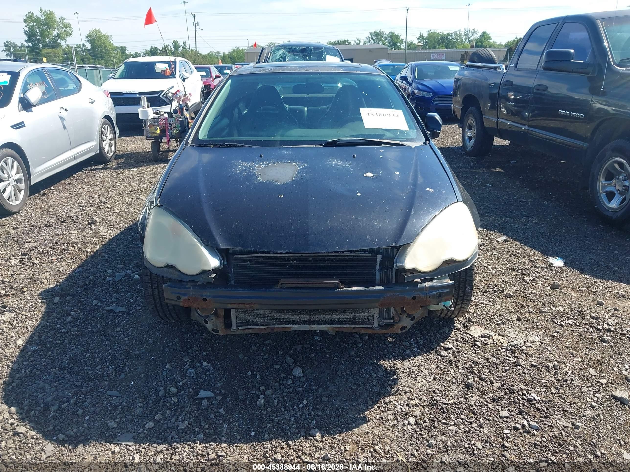 2003 Acura Rsx Black vin: JH4DC53843C017280