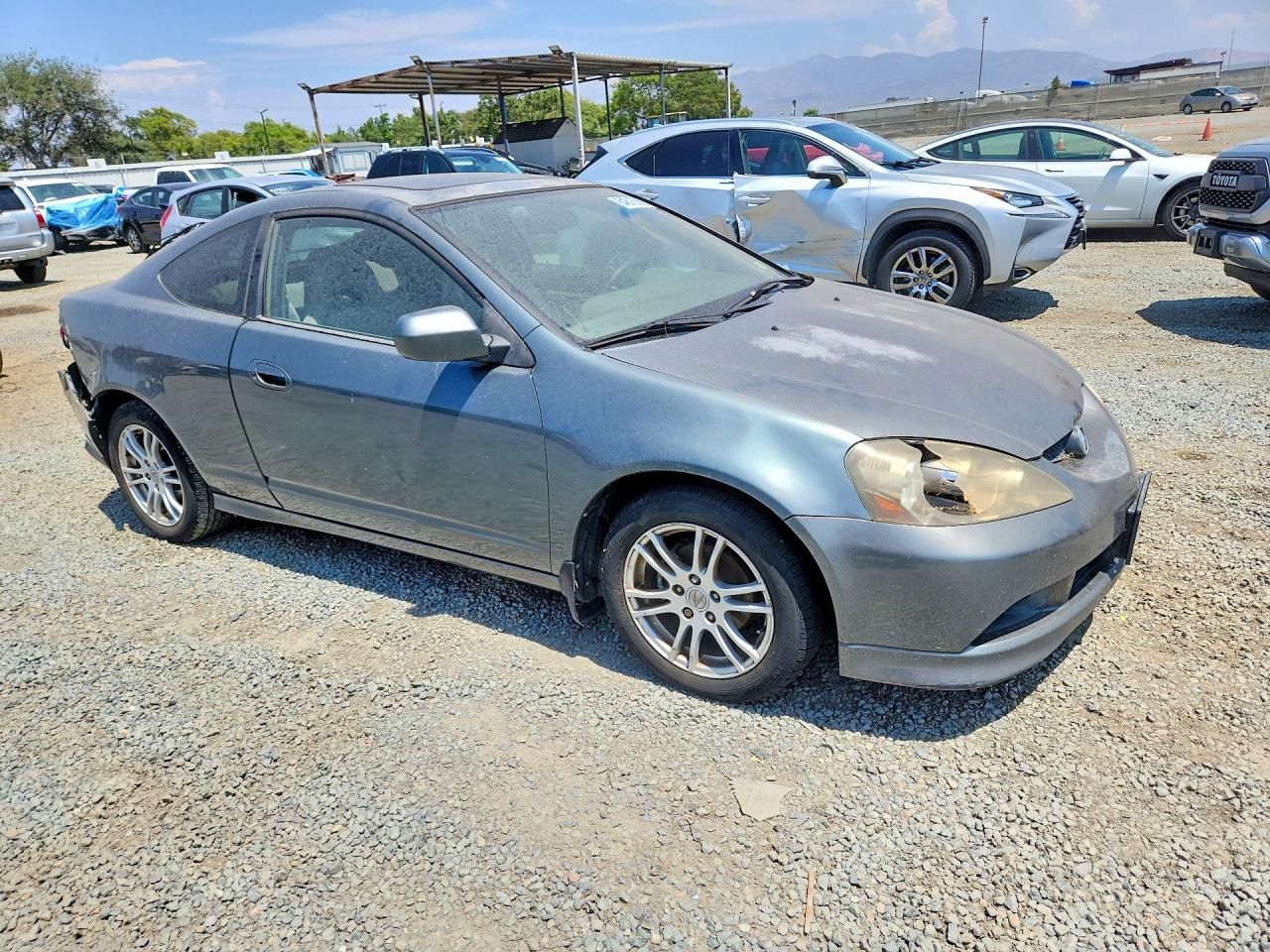2006 Acura Rsx Gray vin: JH4DC53846S001445