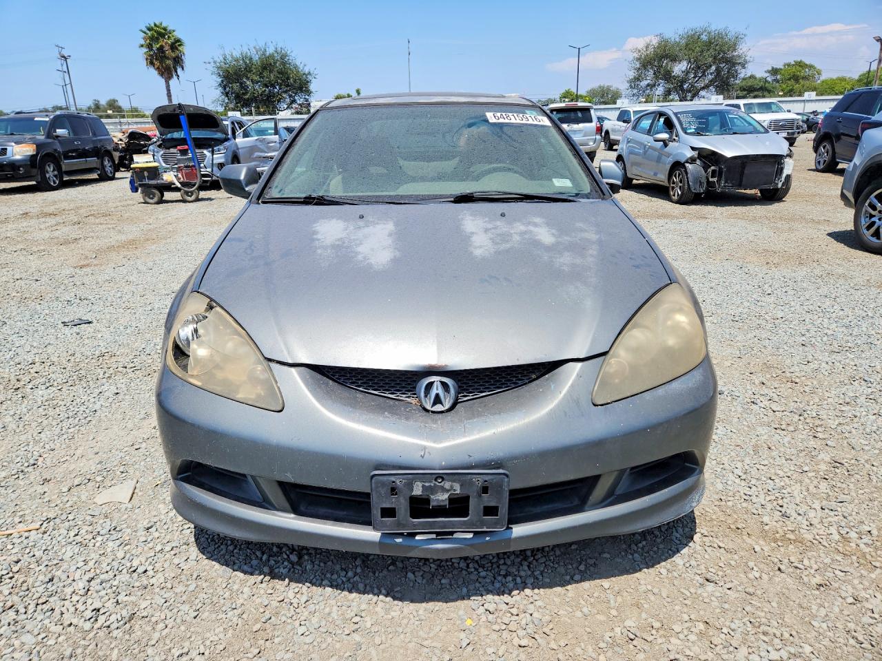 2006 Acura Rsx Gray vin: JH4DC53846S001445