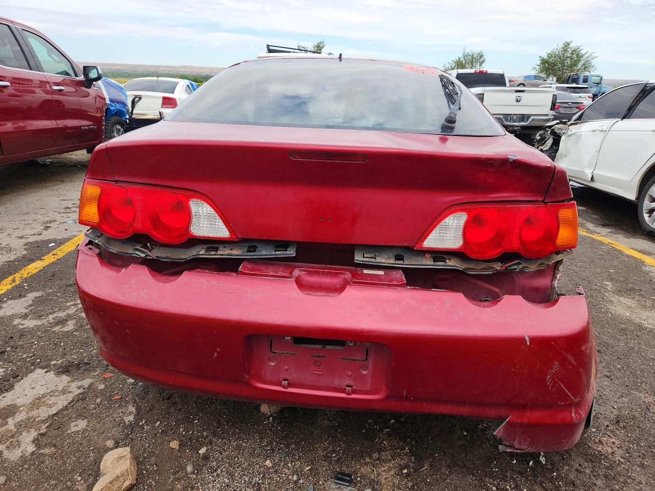 2002 Acura Rsx Красный vin: JH4DC53852C013575