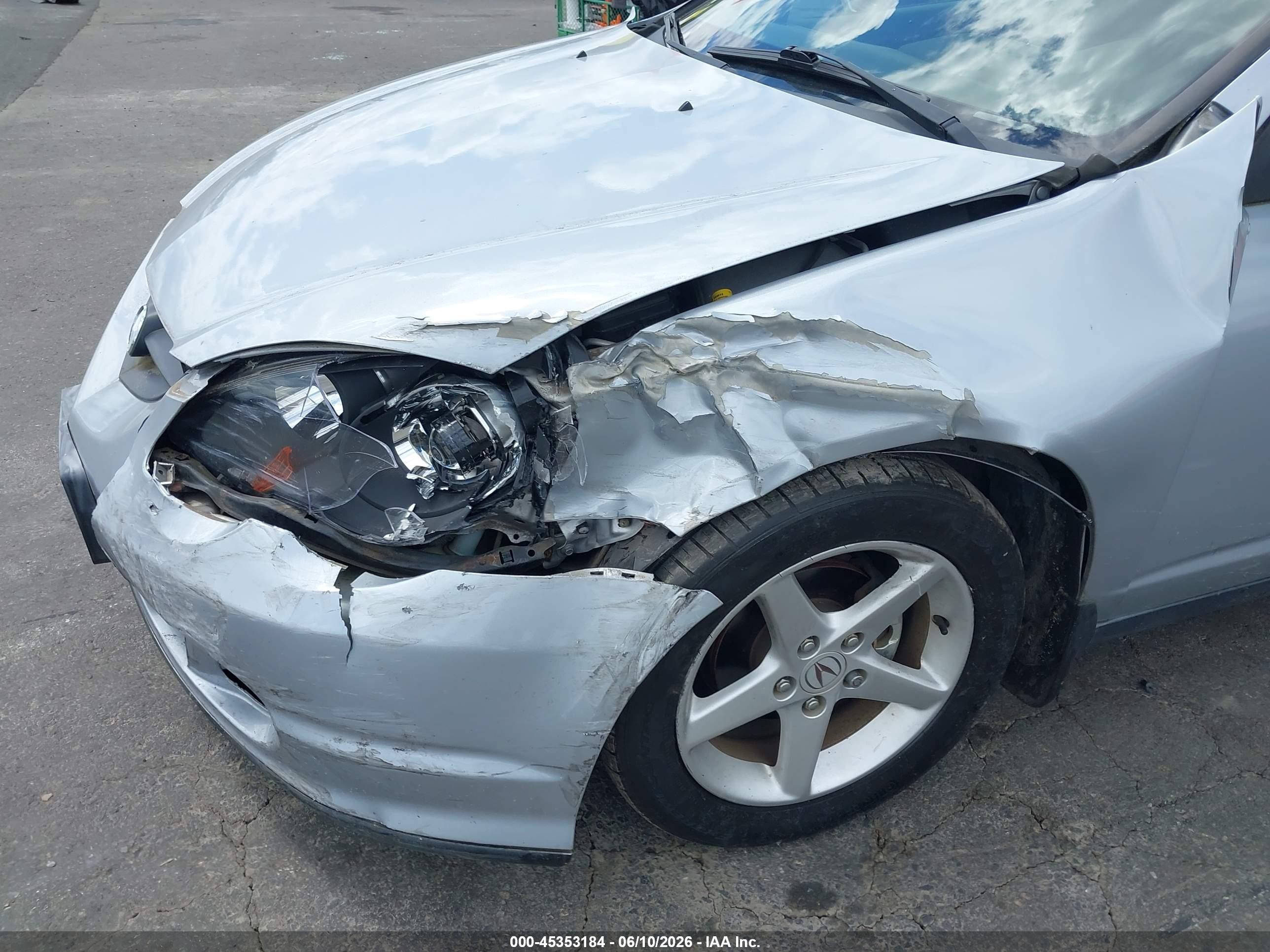 2002 Acura Rsx   Серебряный vin: JH4DC53862C026609