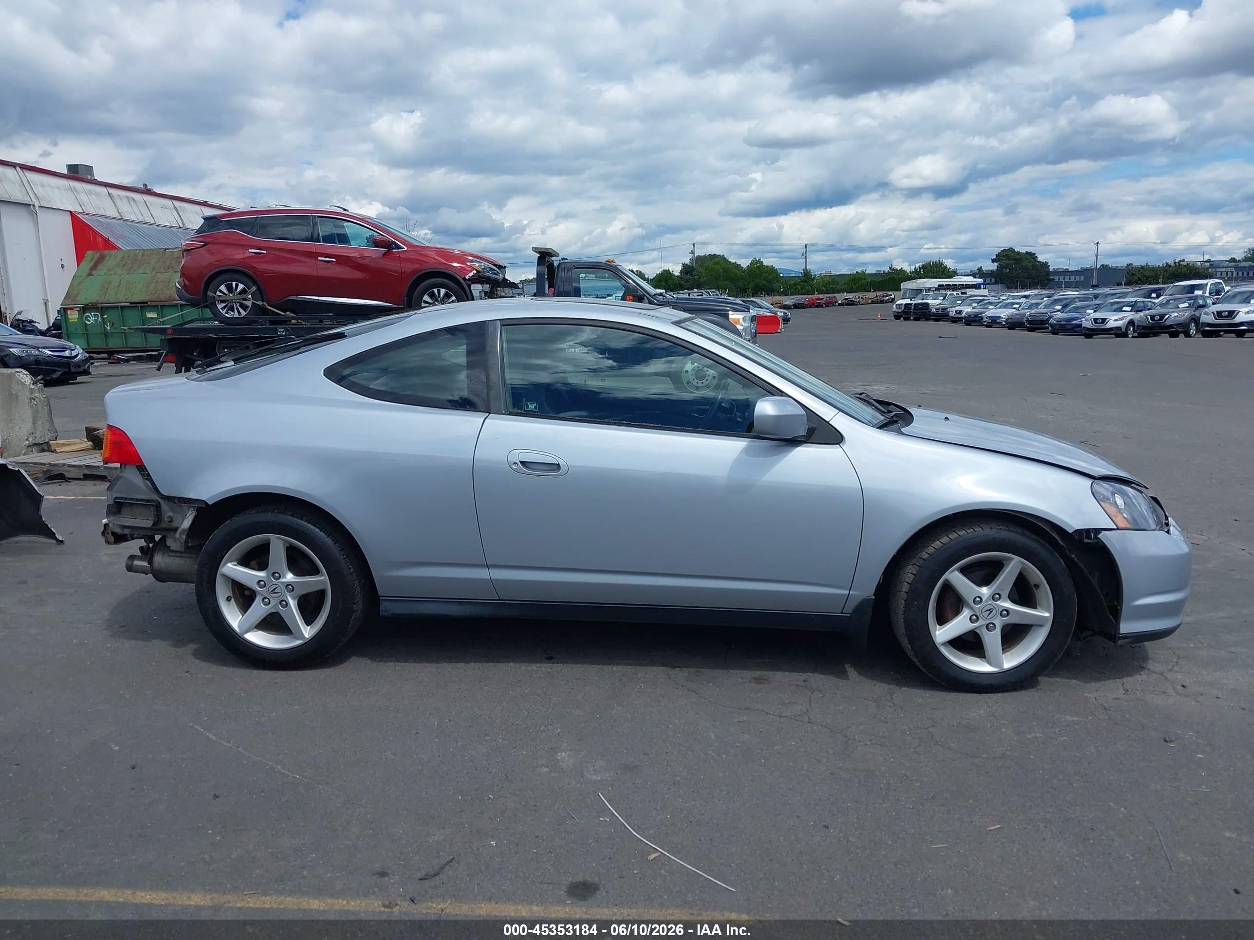 2002 Acura Rsx   Серебряный vin: JH4DC53862C026609