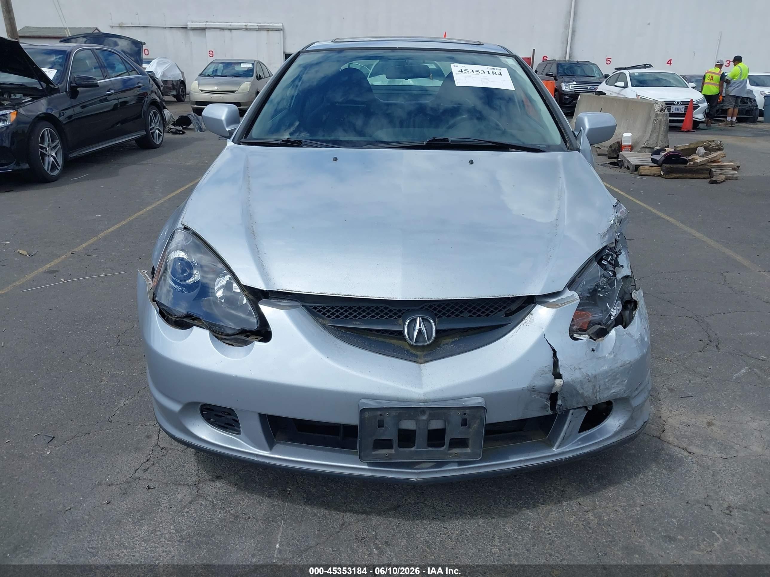 2002 Acura Rsx   Серебряный vin: JH4DC53862C026609