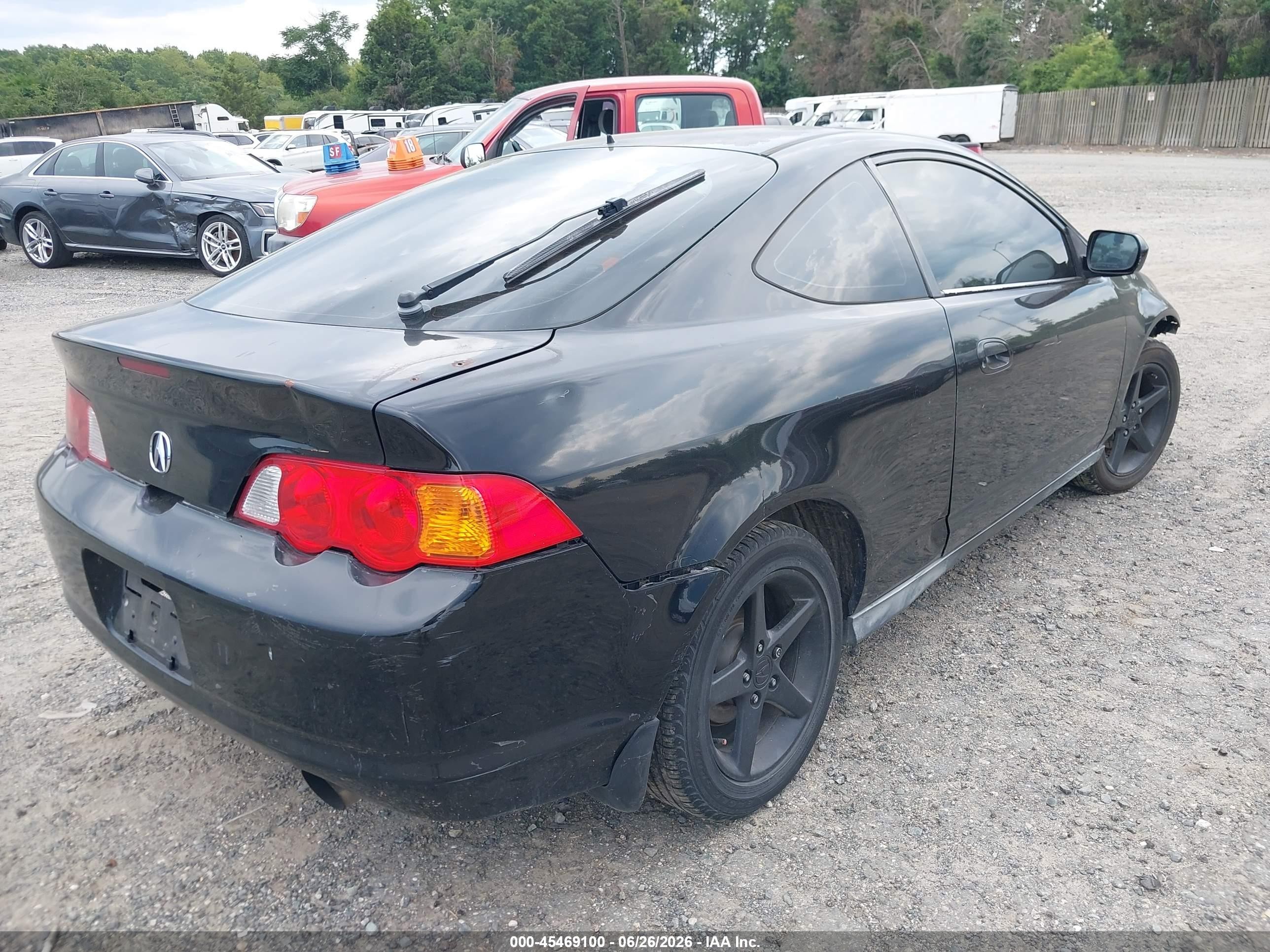 2002 Acura Rsx   Black vin: JH4DC53872C008118
