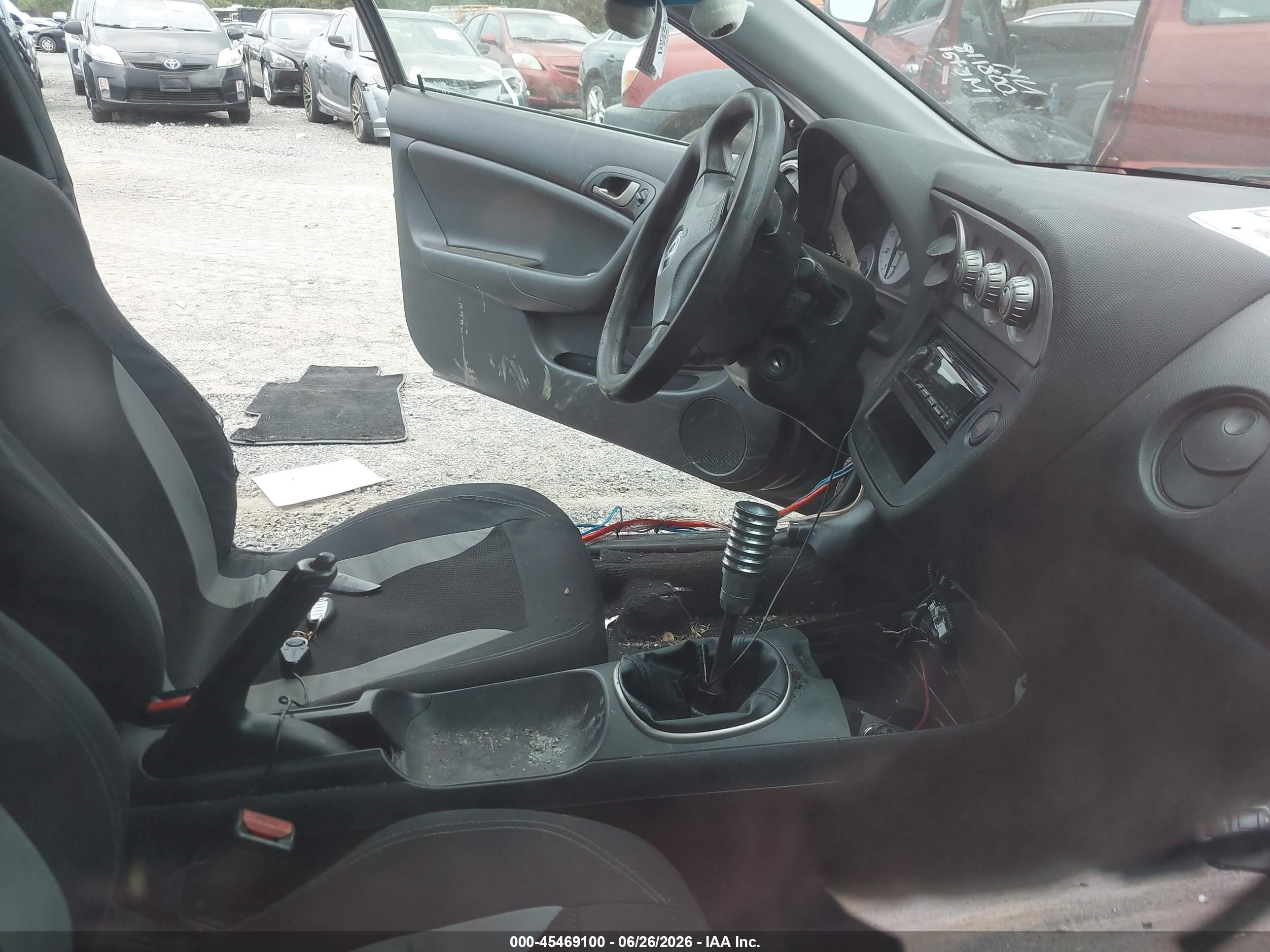 2002 Acura Rsx   Black vin: JH4DC53872C008118
