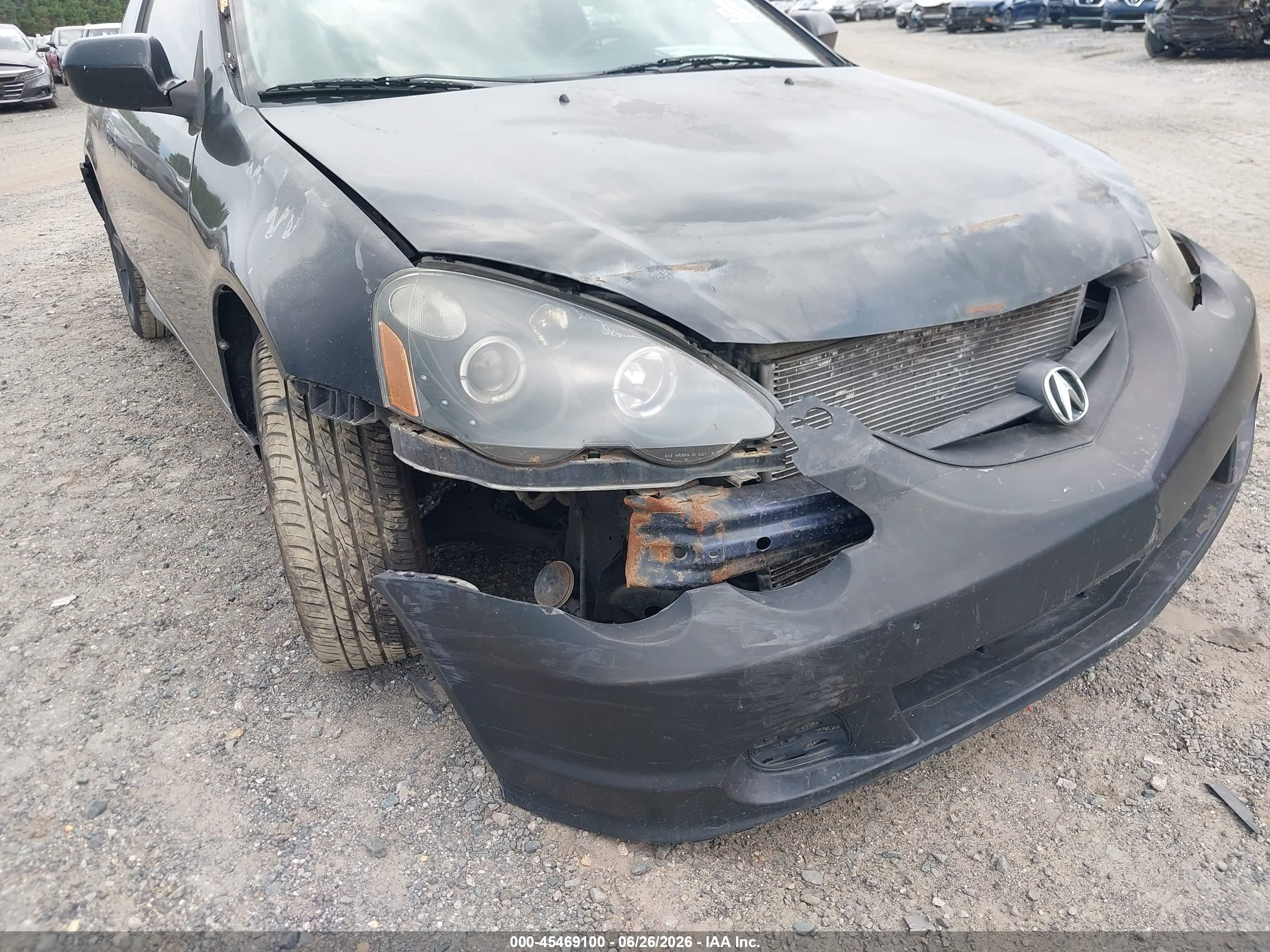 2002 Acura Rsx   Black vin: JH4DC53872C008118
