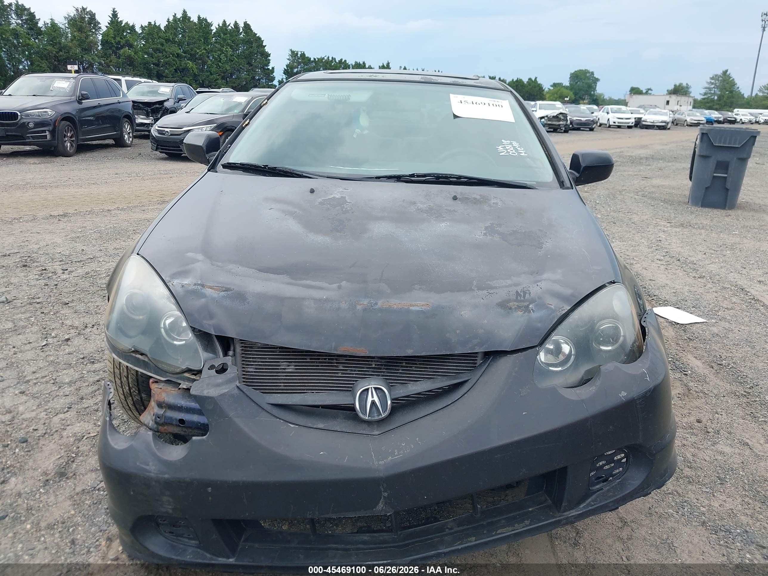 2002 Acura Rsx   Black vin: JH4DC53872C008118