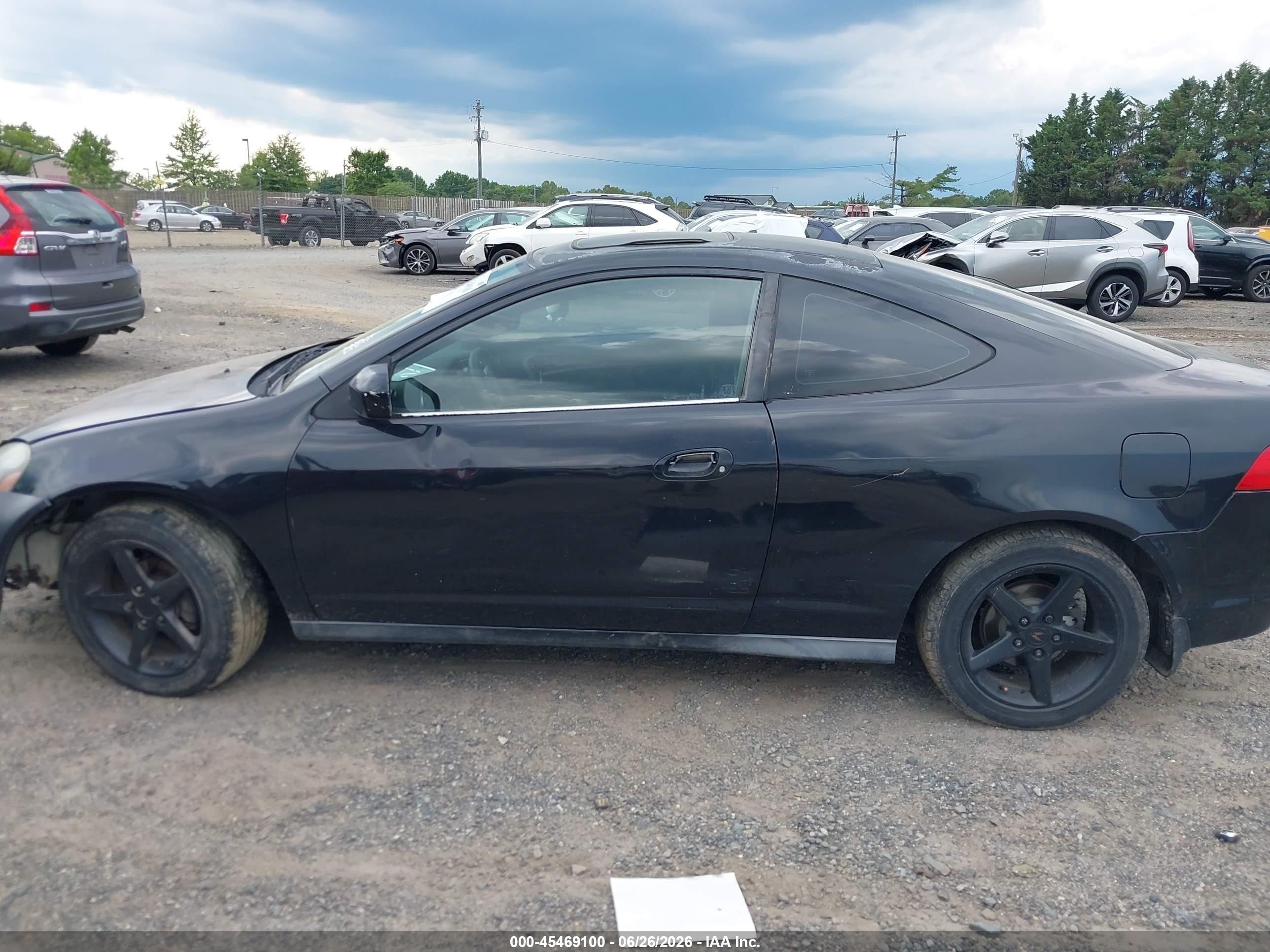2002 Acura Rsx   Black vin: JH4DC53872C008118