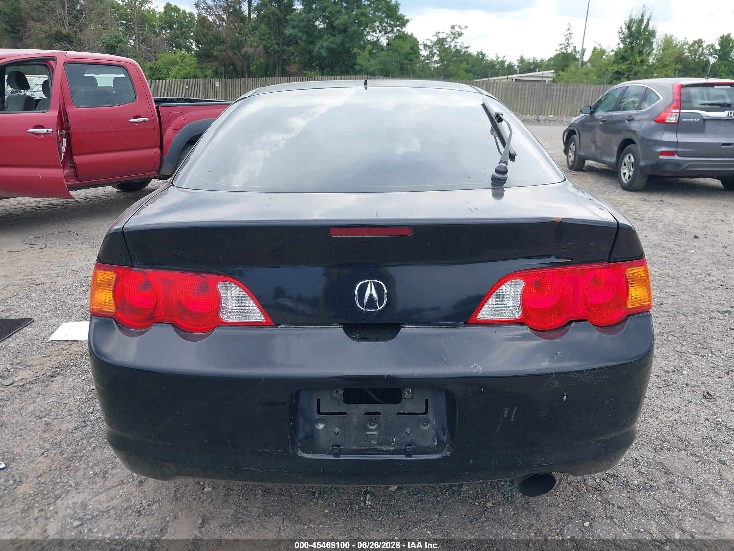 2002 Acura Rsx   Black vin: JH4DC53872C008118