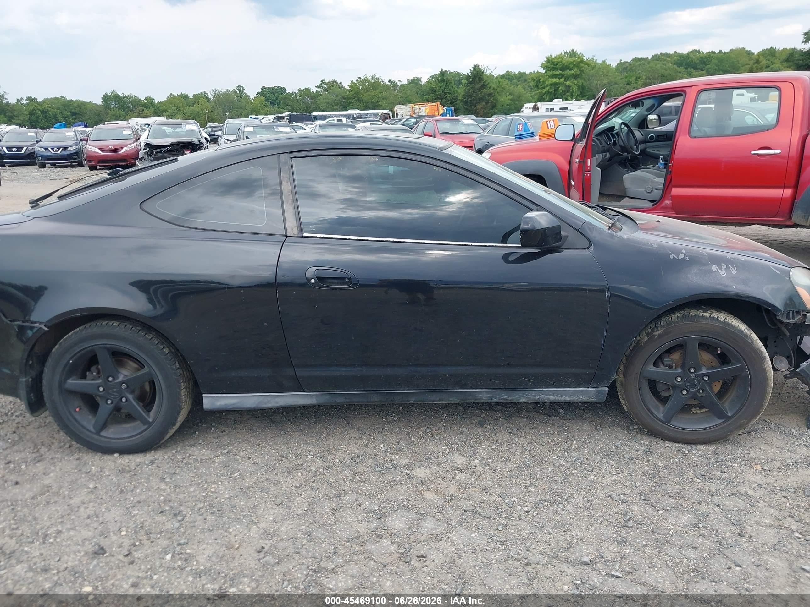 2002 Acura Rsx   Black vin: JH4DC53872C008118
