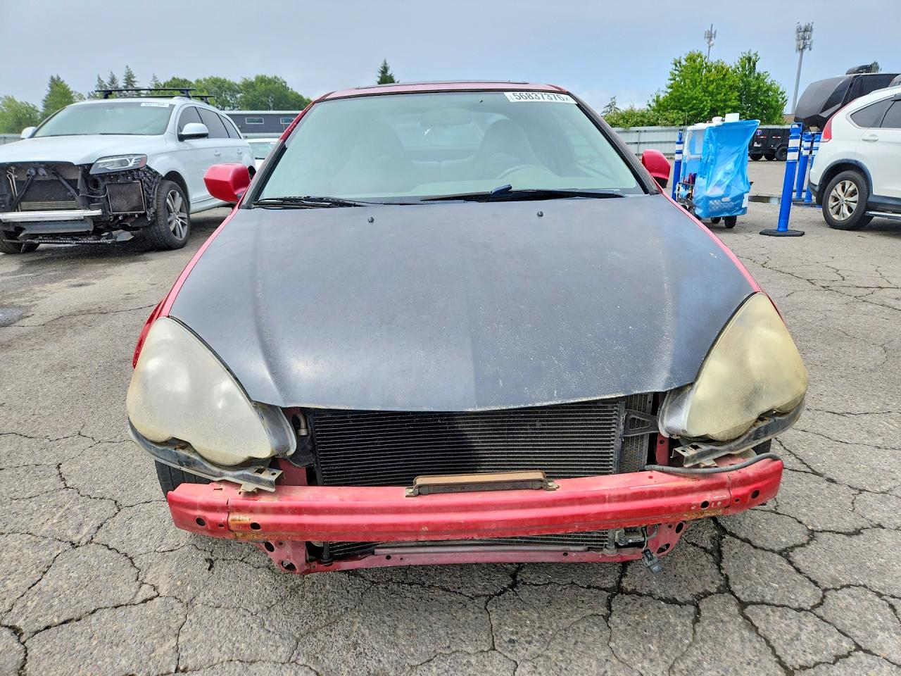 2004 Acura Rsx Красный vin: JH4DC53874S000951