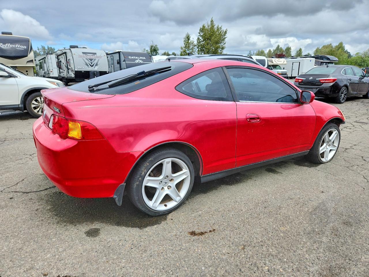 2004 Acura Rsx Красный vin: JH4DC53874S000951