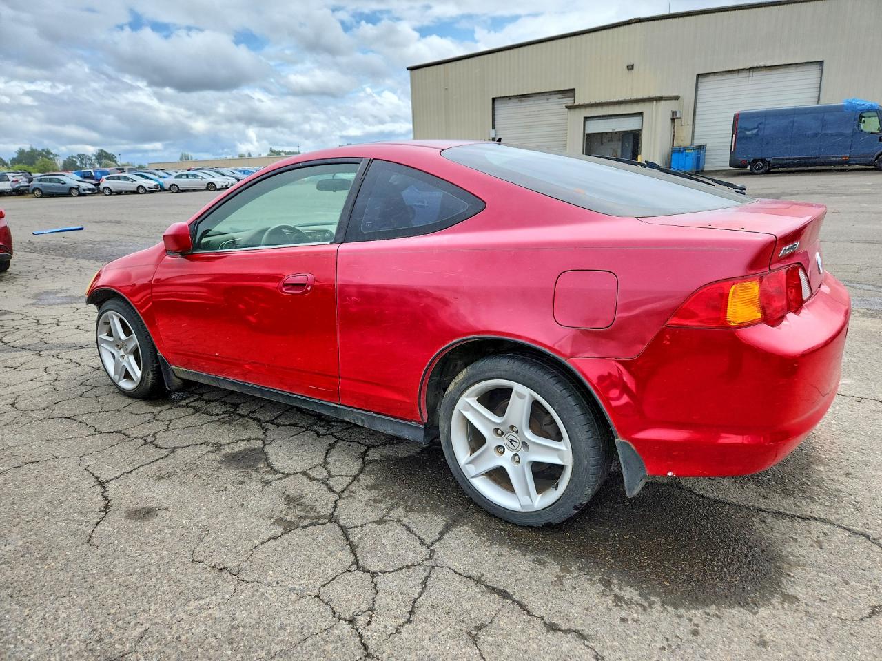 2004 Acura Rsx Красный vin: JH4DC53874S000951