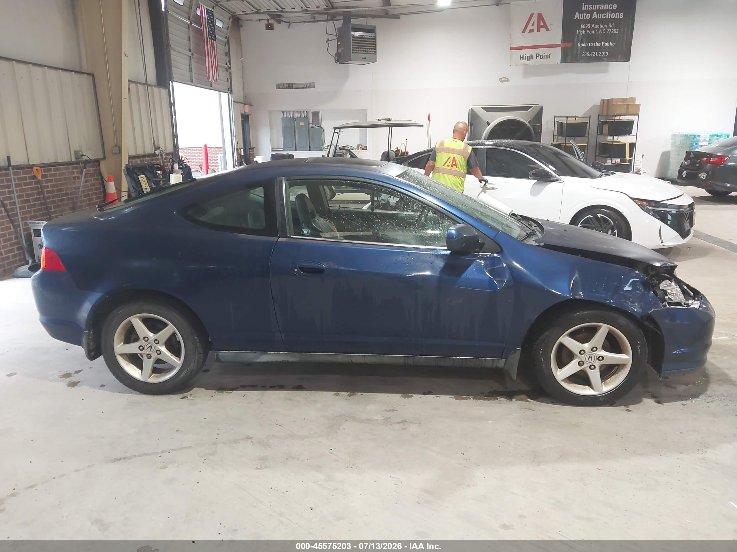 2003 Acura Rsx   Blue vin: JH4DC53883C012714