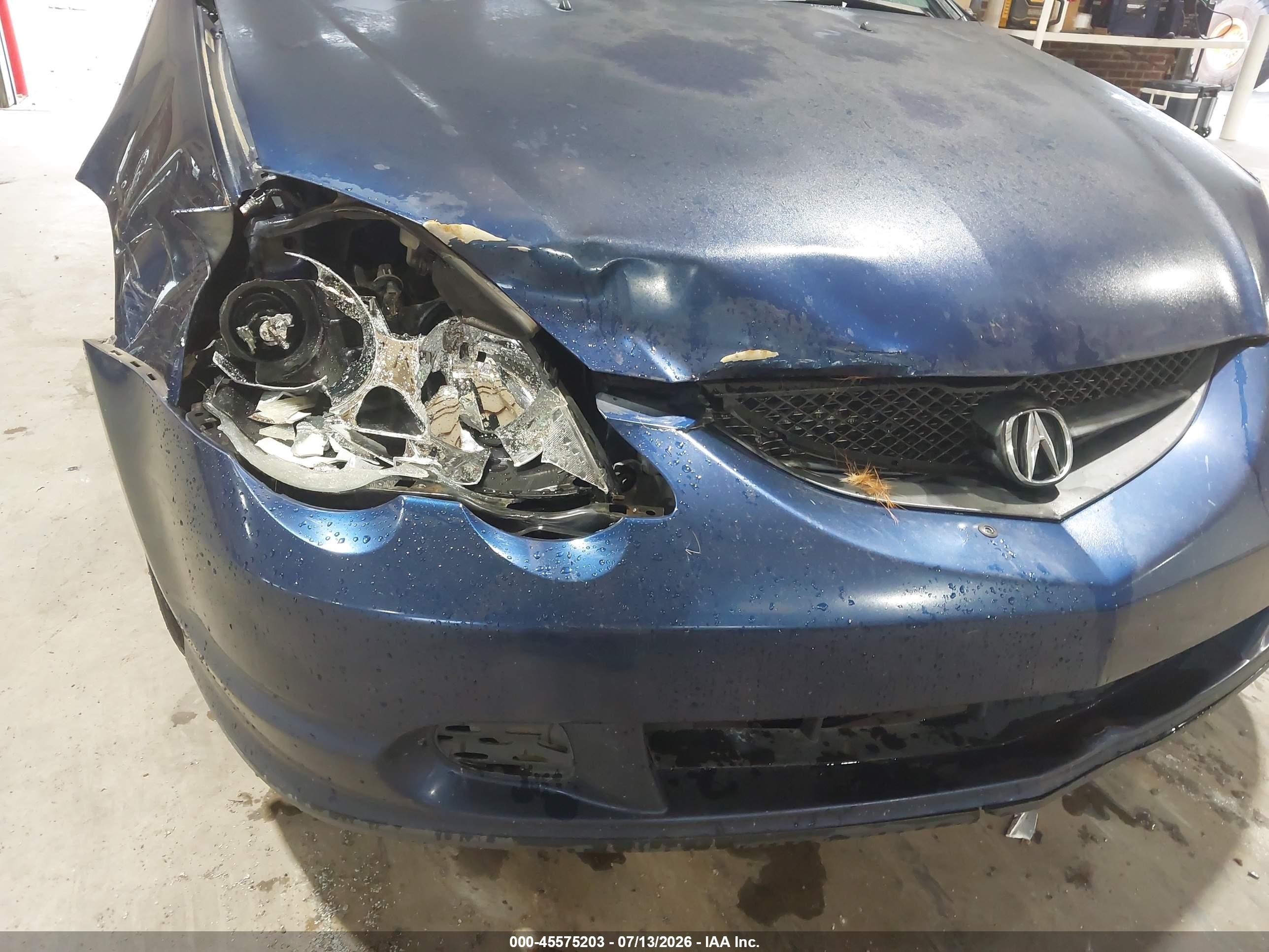 2003 Acura Rsx   Blue vin: JH4DC53883C012714
