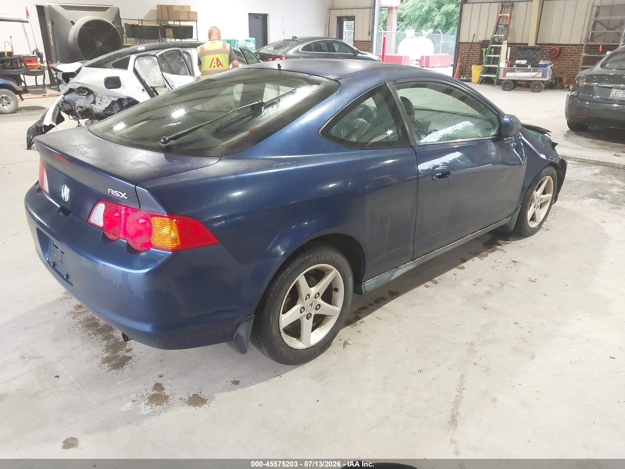2003 Acura Rsx   Blue vin: JH4DC53883C012714