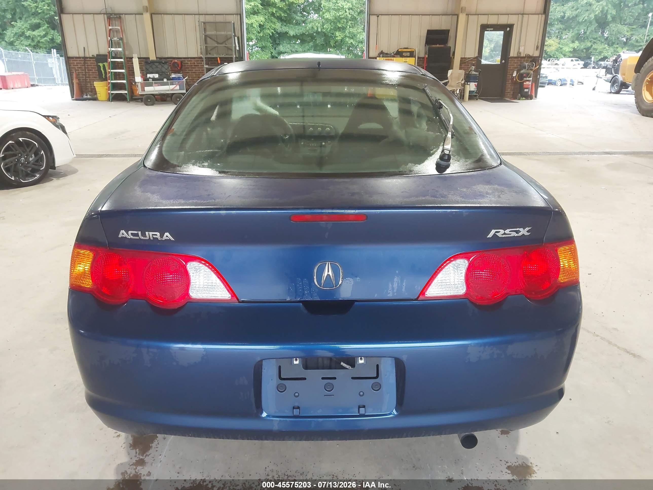 2003 Acura Rsx   Blue vin: JH4DC53883C012714