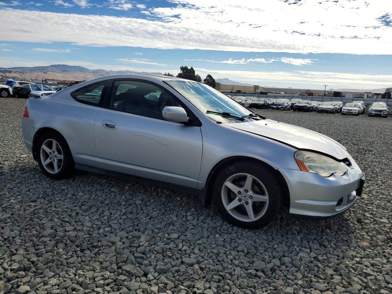 2003 Acura Rsx Silver vin: JH4DC53883C016052