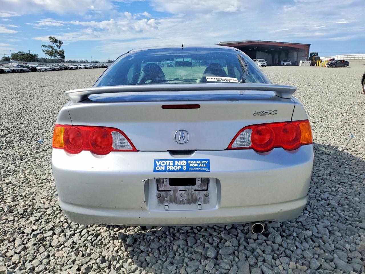 2003 Acura Rsx Silver vin: JH4DC53883C016052