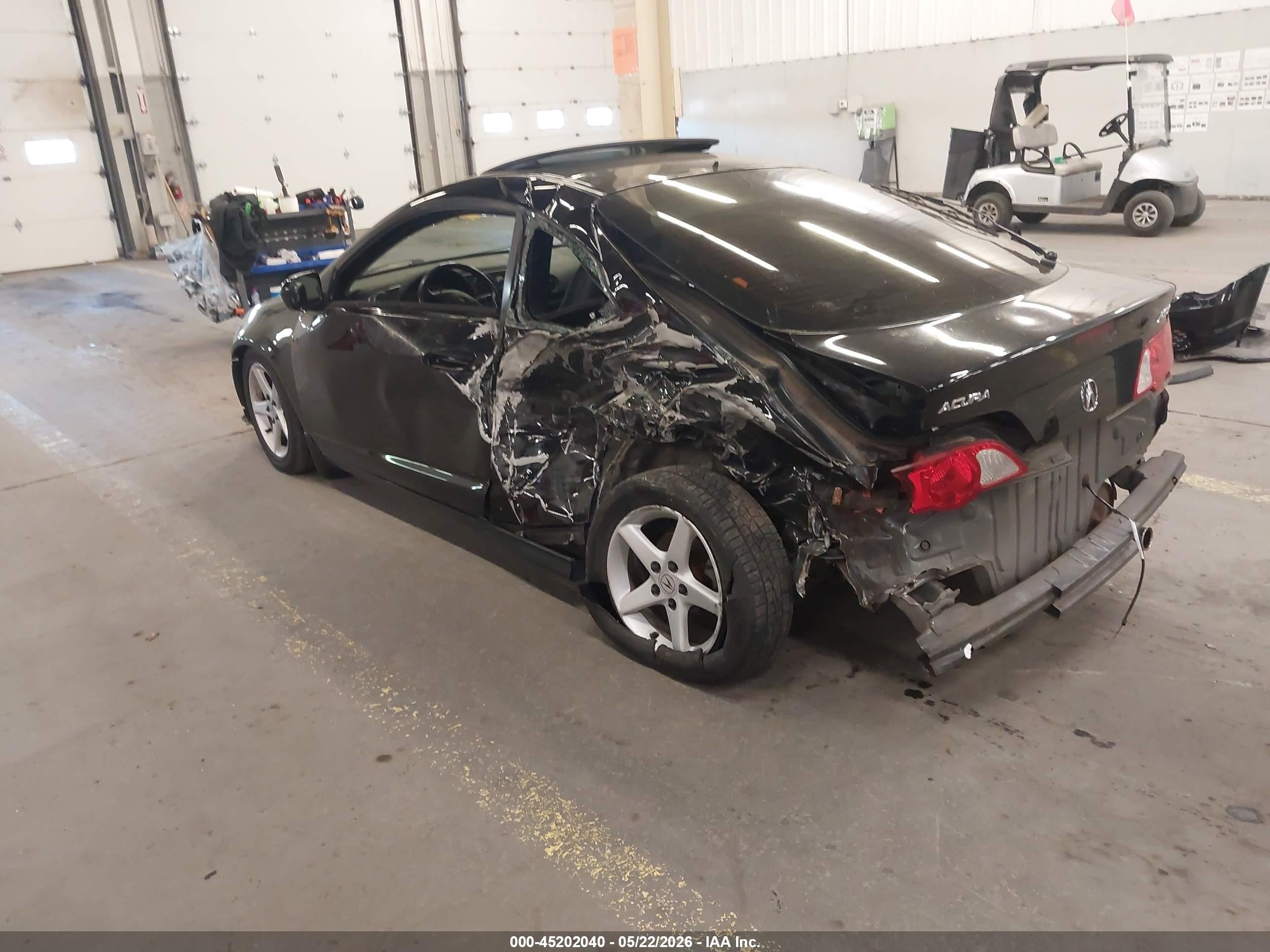 2003 Acura Rsx Black vin: JH4DC53893C020689