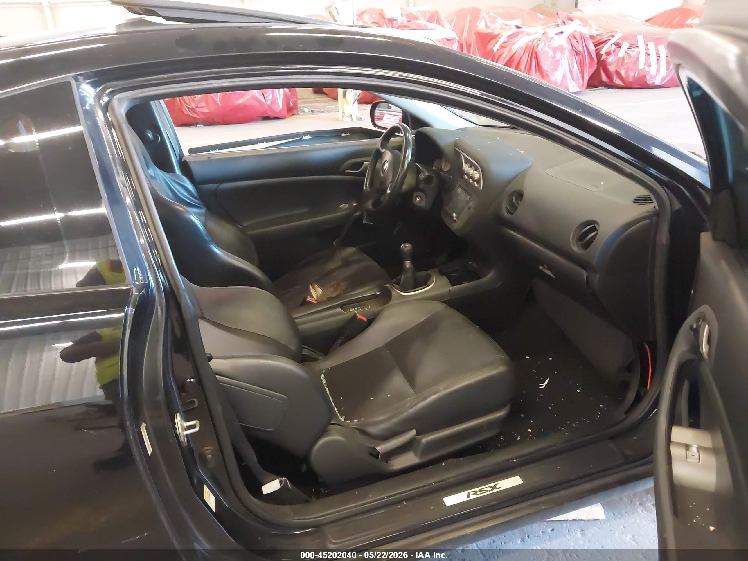 2003 Acura Rsx Black vin: JH4DC53893C020689