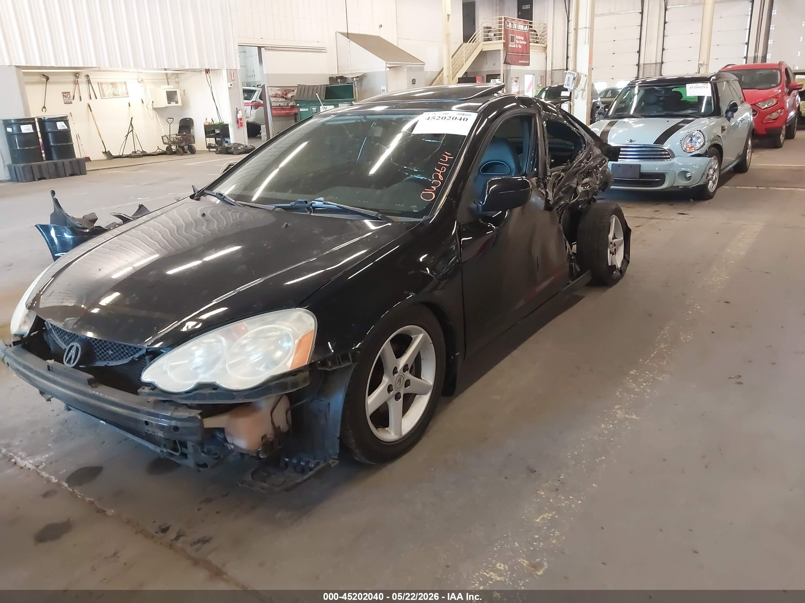 2003 Acura Rsx Black vin: JH4DC53893C020689