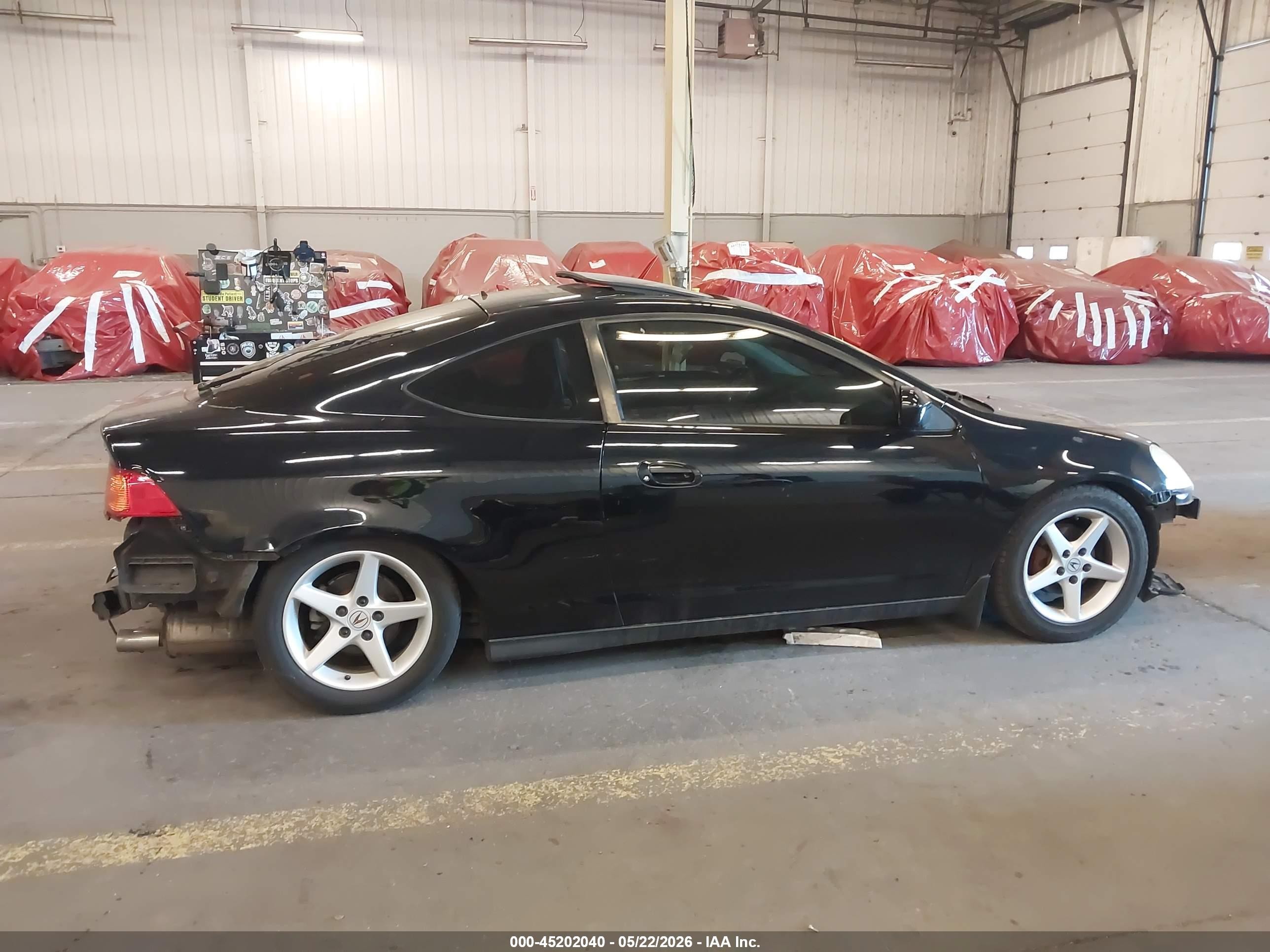 2003 Acura Rsx Black vin: JH4DC53893C020689