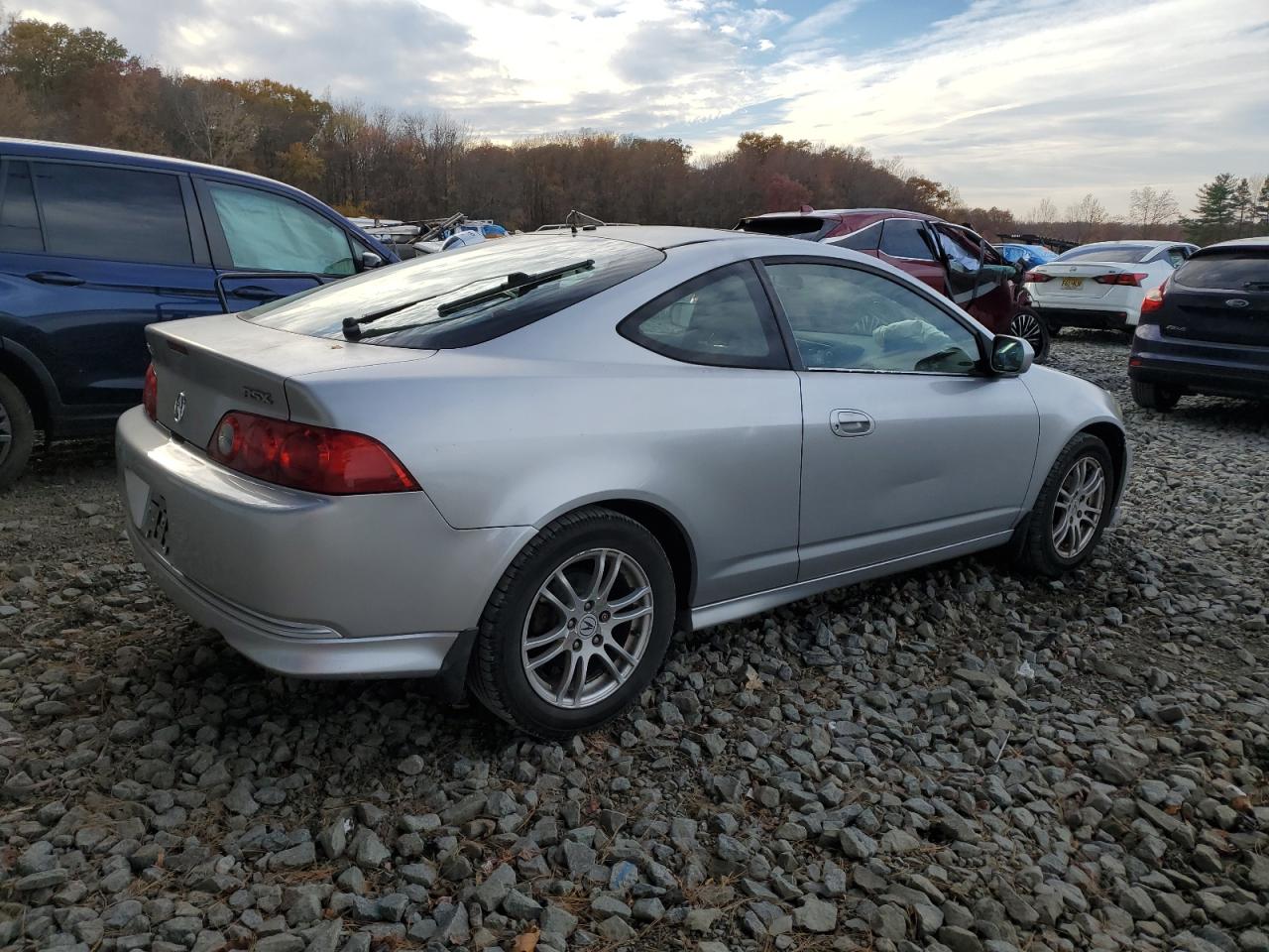 2005 Acura Rsx Silver vin: JH4DC53895S002427