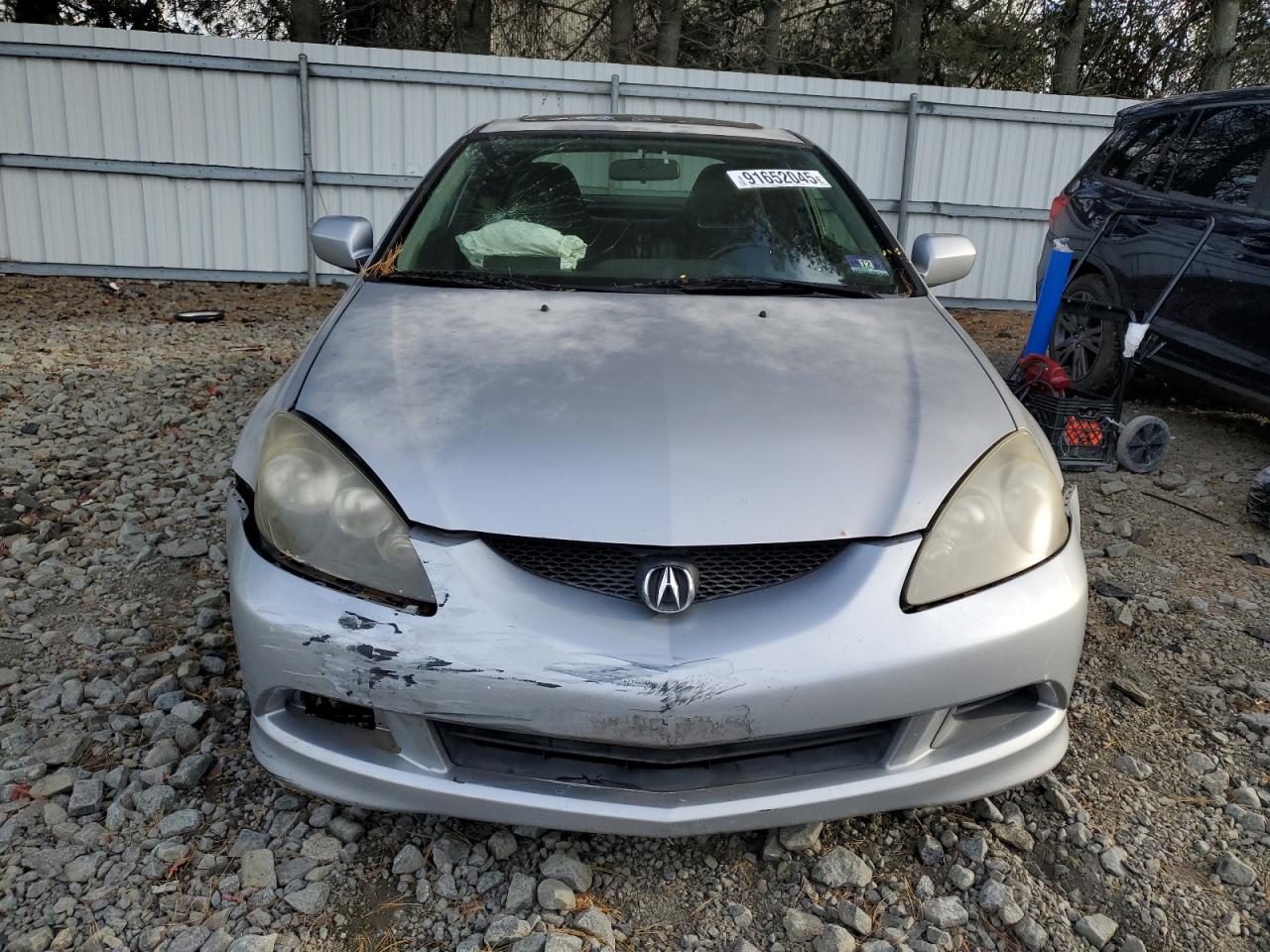 2005 Acura Rsx Silver vin: JH4DC53895S002427