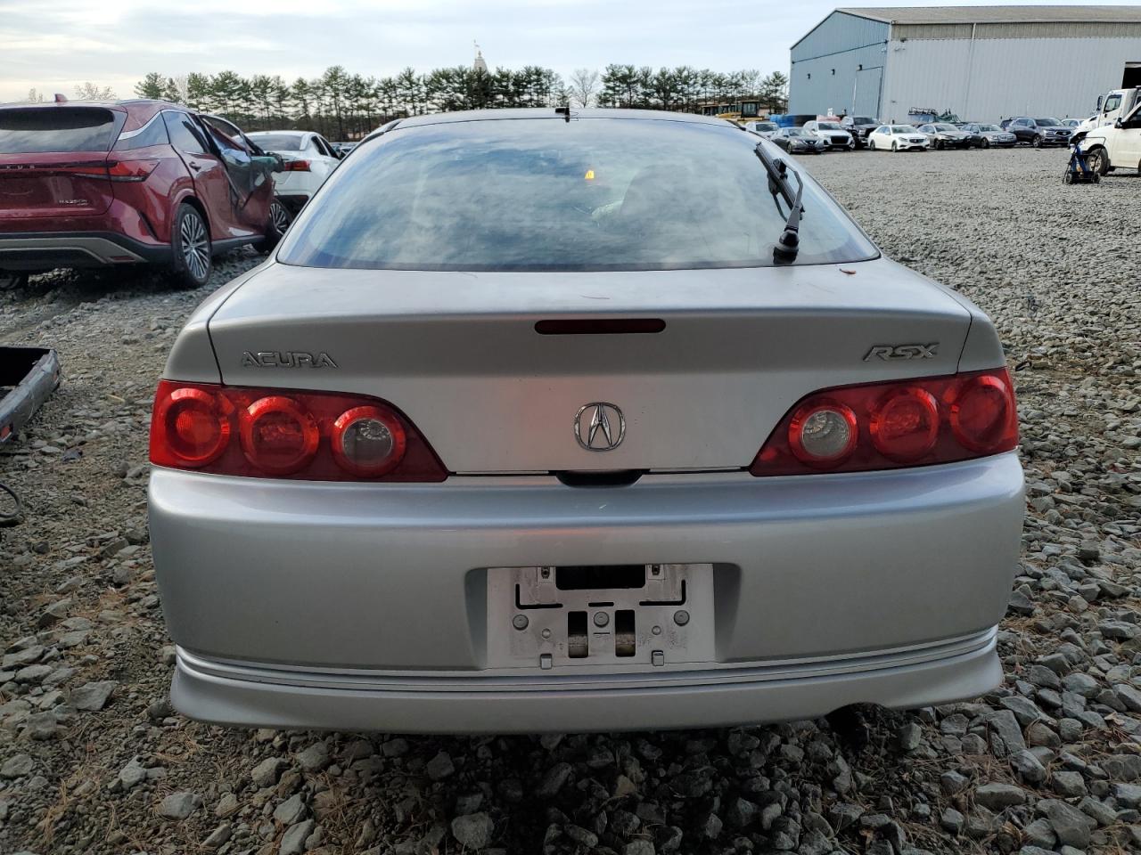 2005 Acura Rsx Silver vin: JH4DC53895S002427
