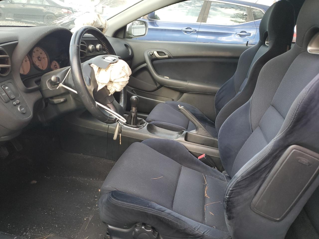 2005 Acura Rsx Silver vin: JH4DC53895S002427
