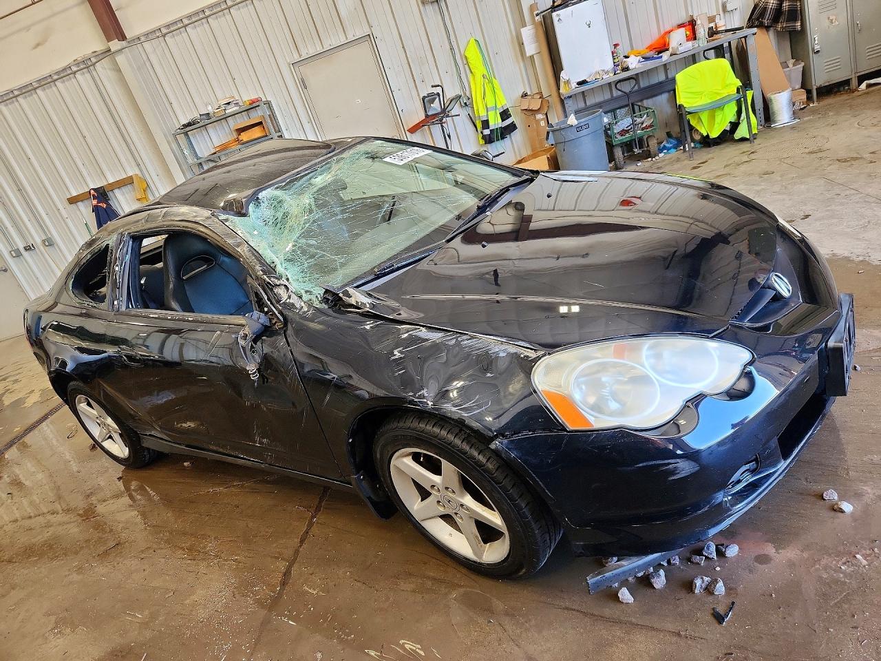 2004 Acura Rsx Black vin: JH4DC538X4S016593