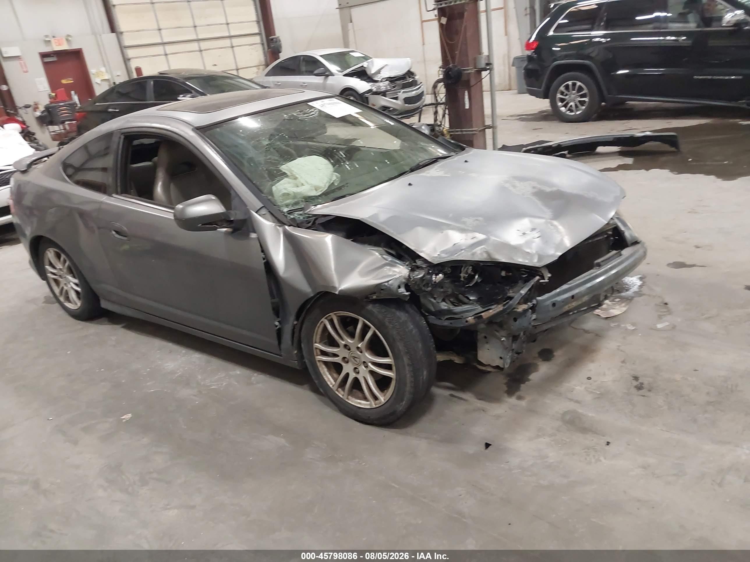 2006 Acura Rsx   Gray vin: JH4DC538X6S021330