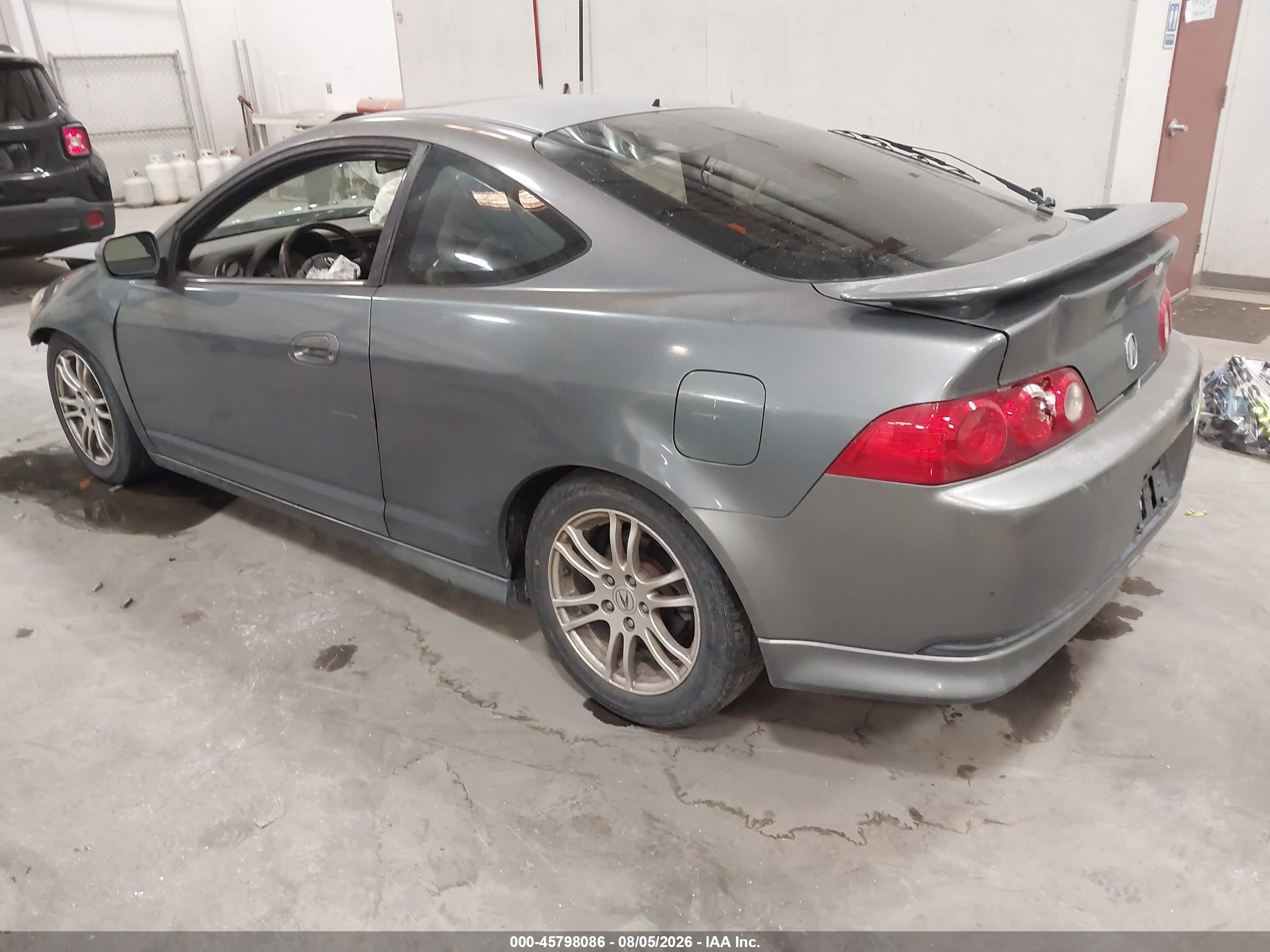 2006 Acura Rsx   Gray vin: JH4DC538X6S021330