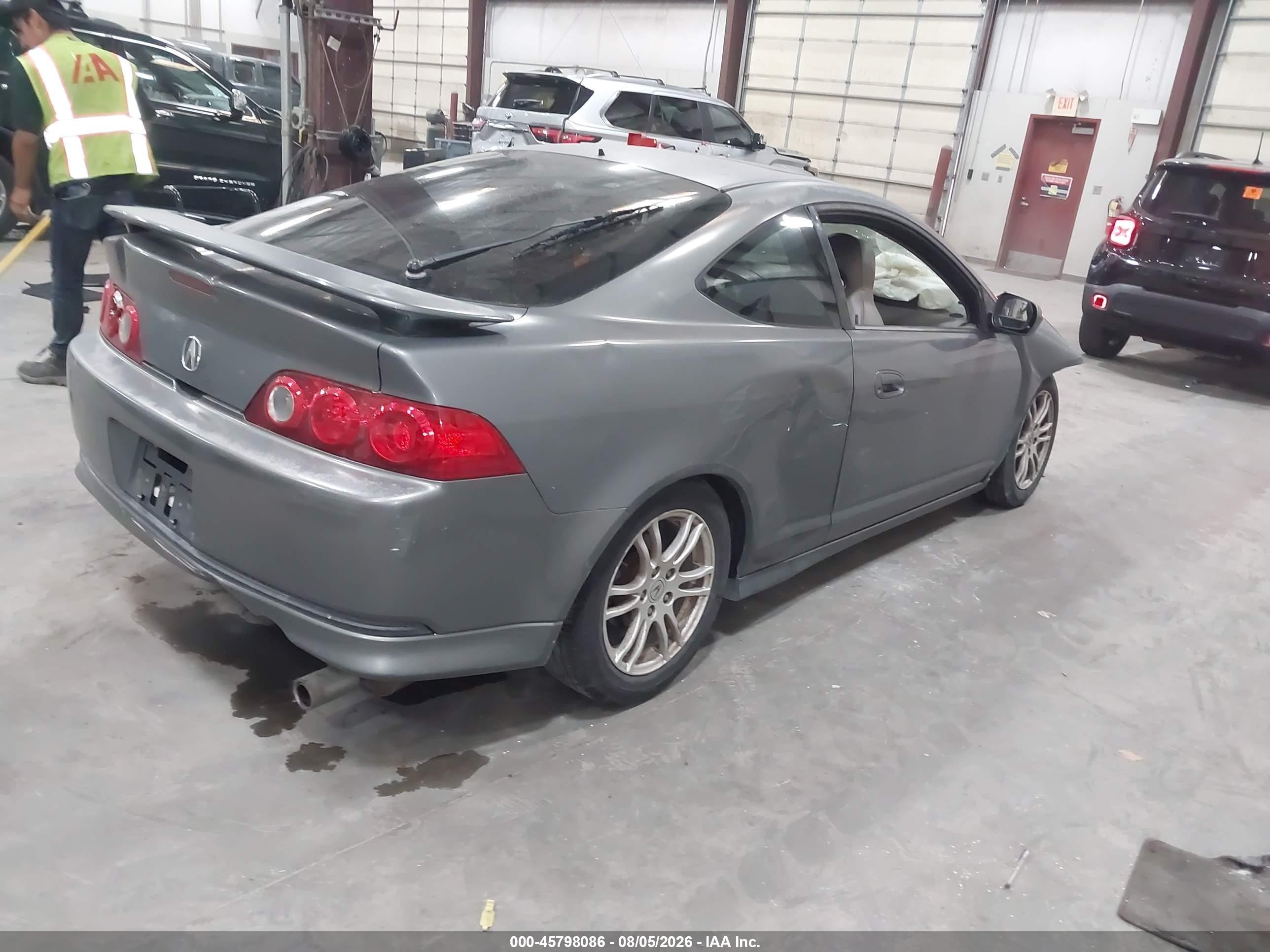 2006 Acura Rsx   Gray vin: JH4DC538X6S021330