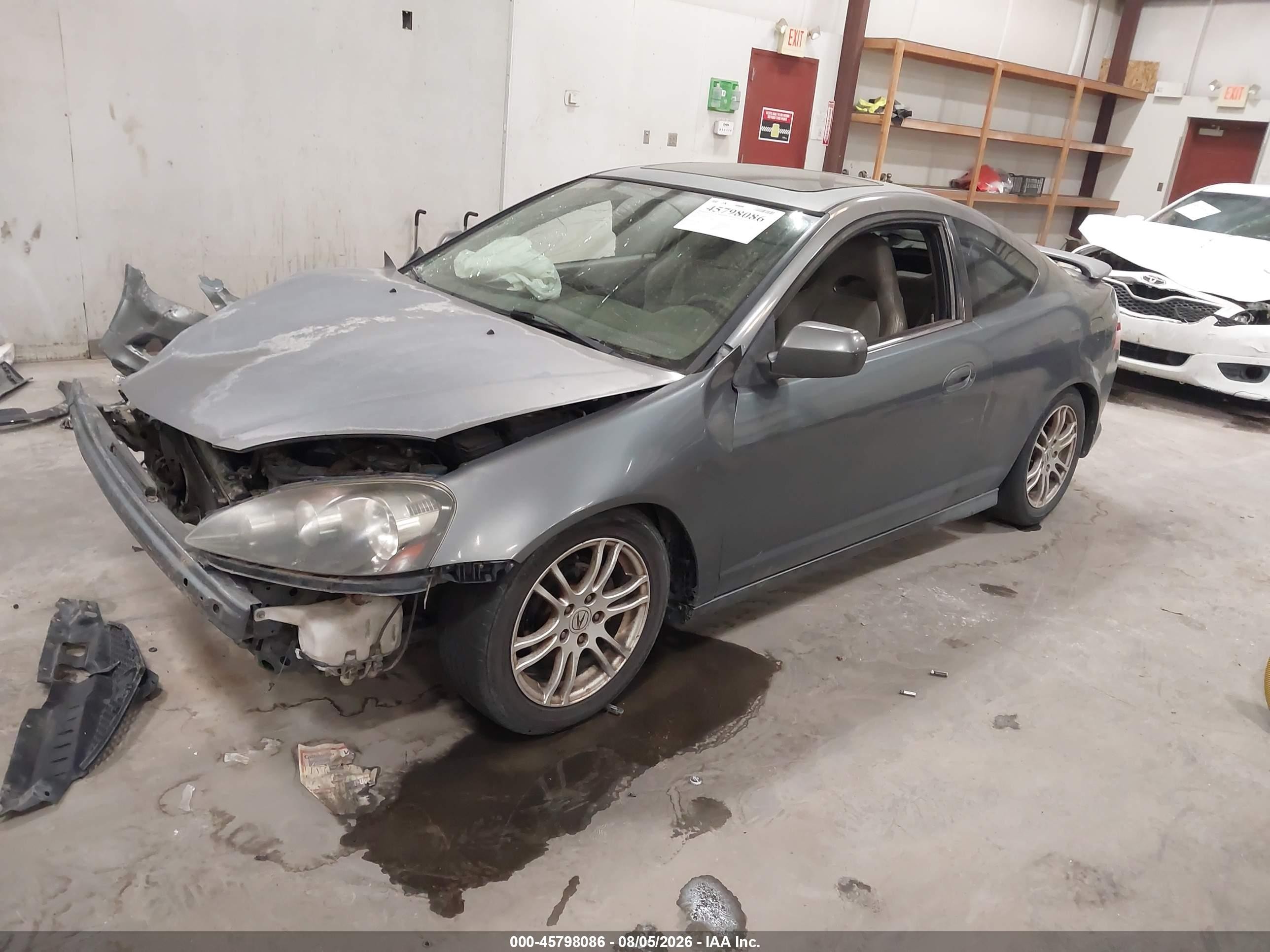 2006 Acura Rsx   Gray vin: JH4DC538X6S021330