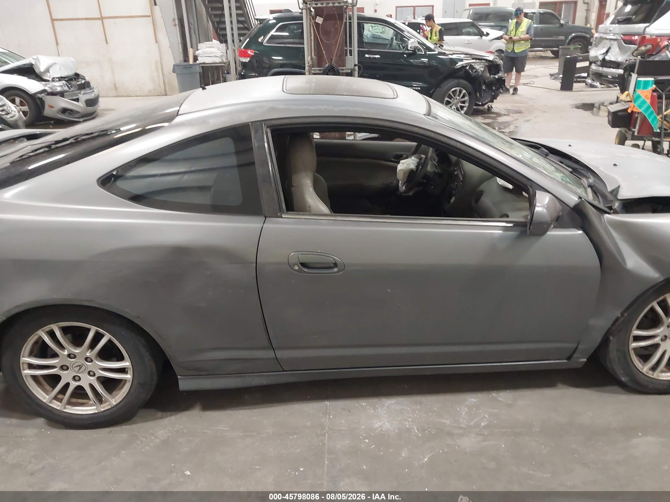 2006 Acura Rsx   Gray vin: JH4DC538X6S021330