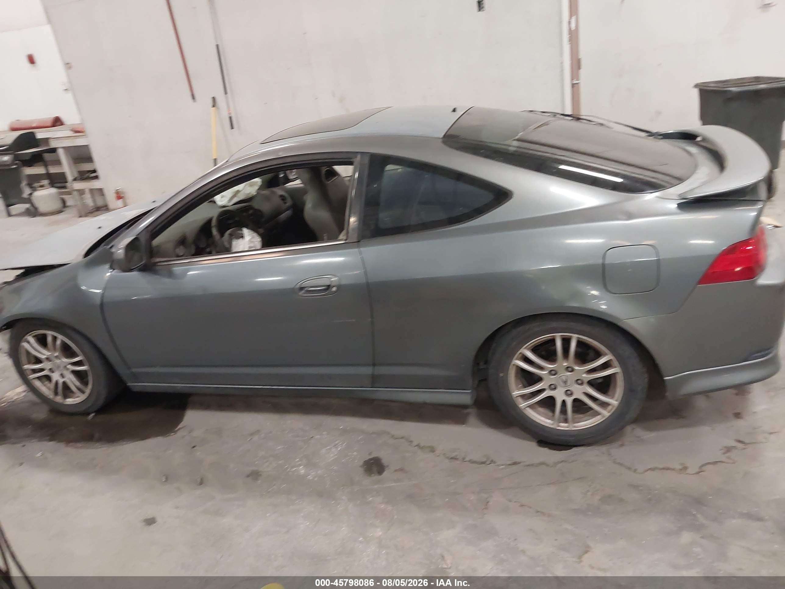 2006 Acura Rsx   Gray vin: JH4DC538X6S021330
