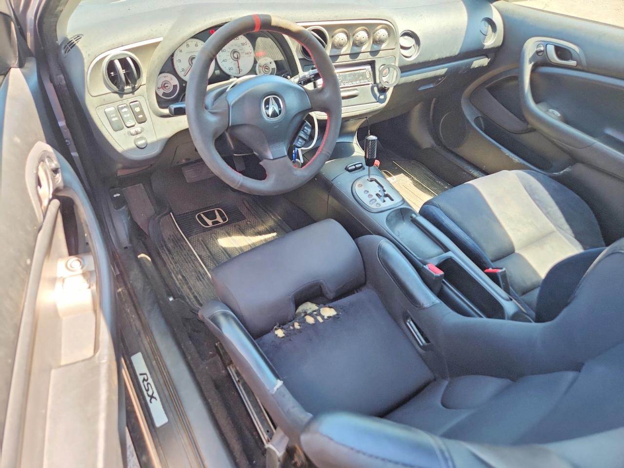 2002 Acura Rsx Silver vin: JH4DC54802C007102