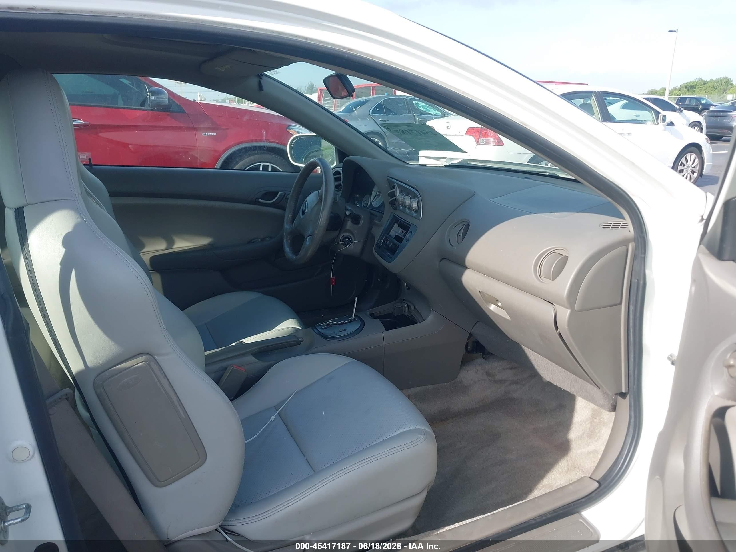 2003 Acura Rsx   White vin: JH4DC54803C014312