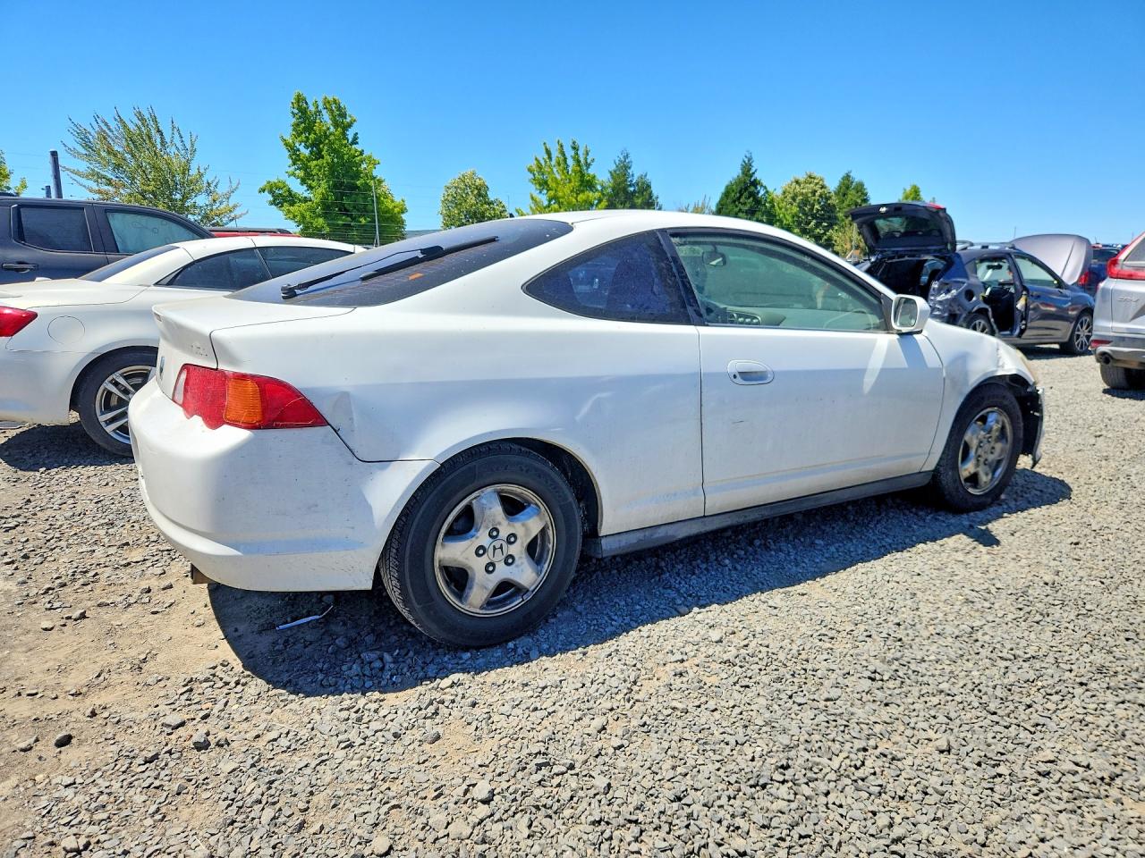 2003 Acura Rsx White vin: JH4DC54803S002103