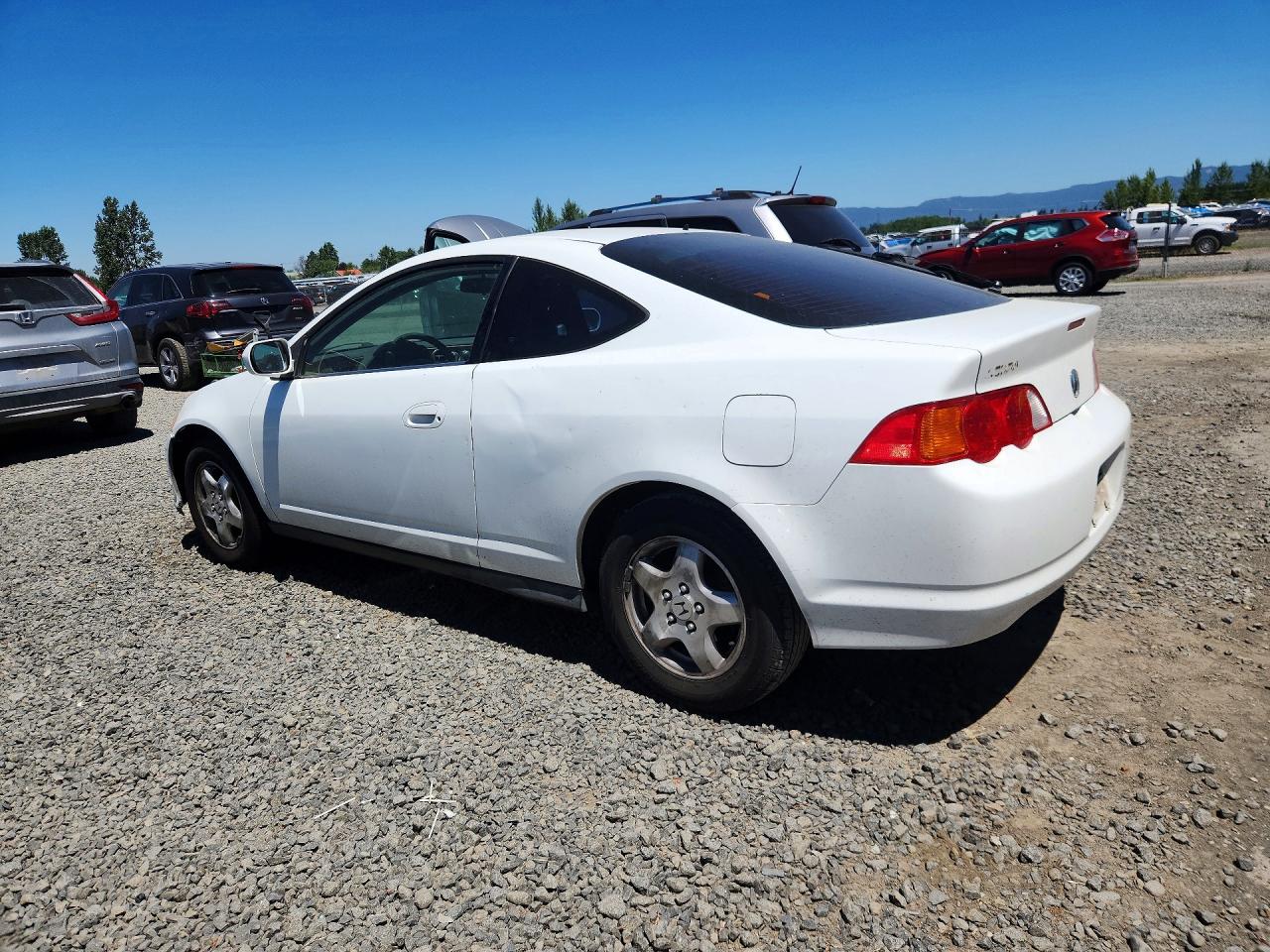 2003 Acura Rsx White vin: JH4DC54803S002103