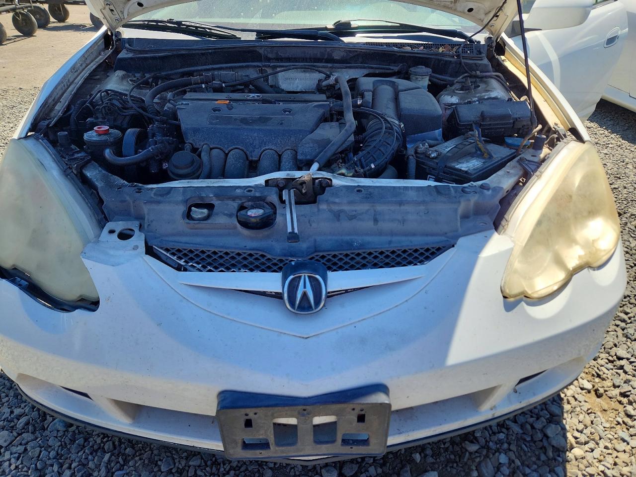2003 Acura Rsx White vin: JH4DC54803S002103