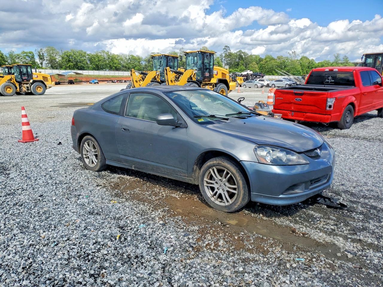 2006 Acura Rsx Серый vin: JH4DC54806S008150