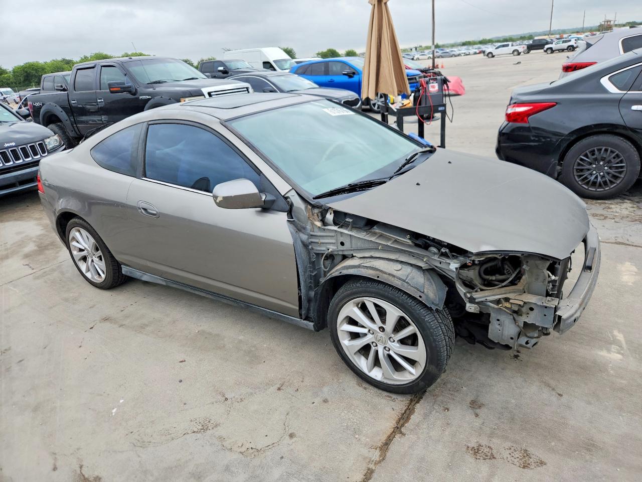 2003 Acura Rsx Beige vin: JH4DC54813C016098