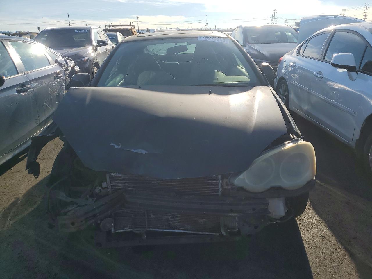 2003 Acura Rsx Black vin: JH4DC54813S002322