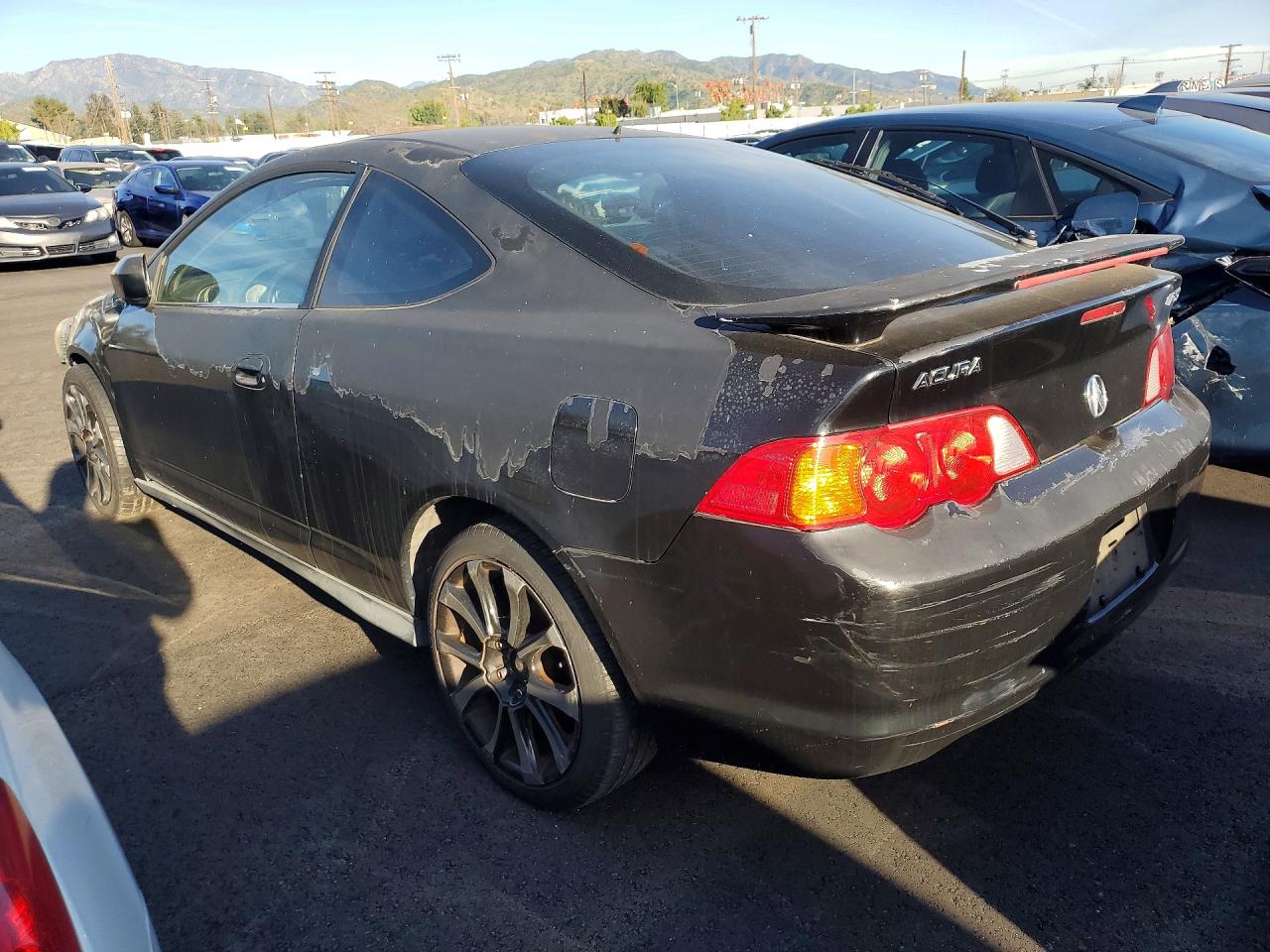 2003 Acura Rsx Black vin: JH4DC54813S002322