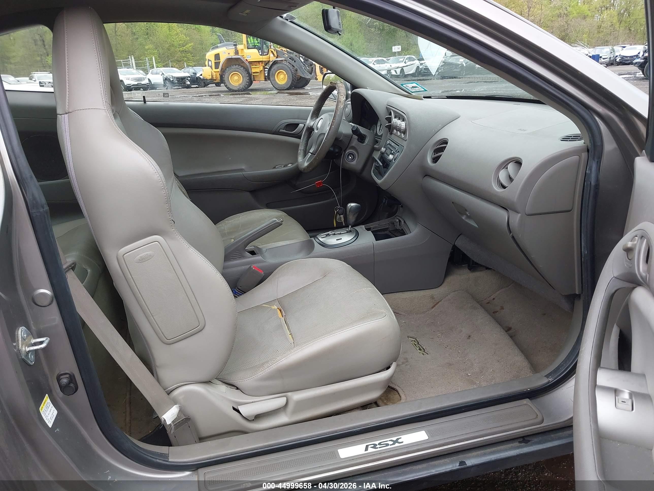 2004 Acura Rsx   Gray vin: JH4DC54814S015198