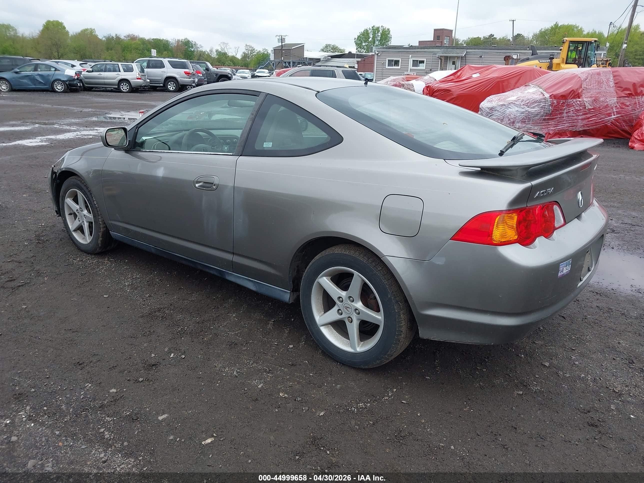 2004 Acura Rsx   Gray vin: JH4DC54814S015198